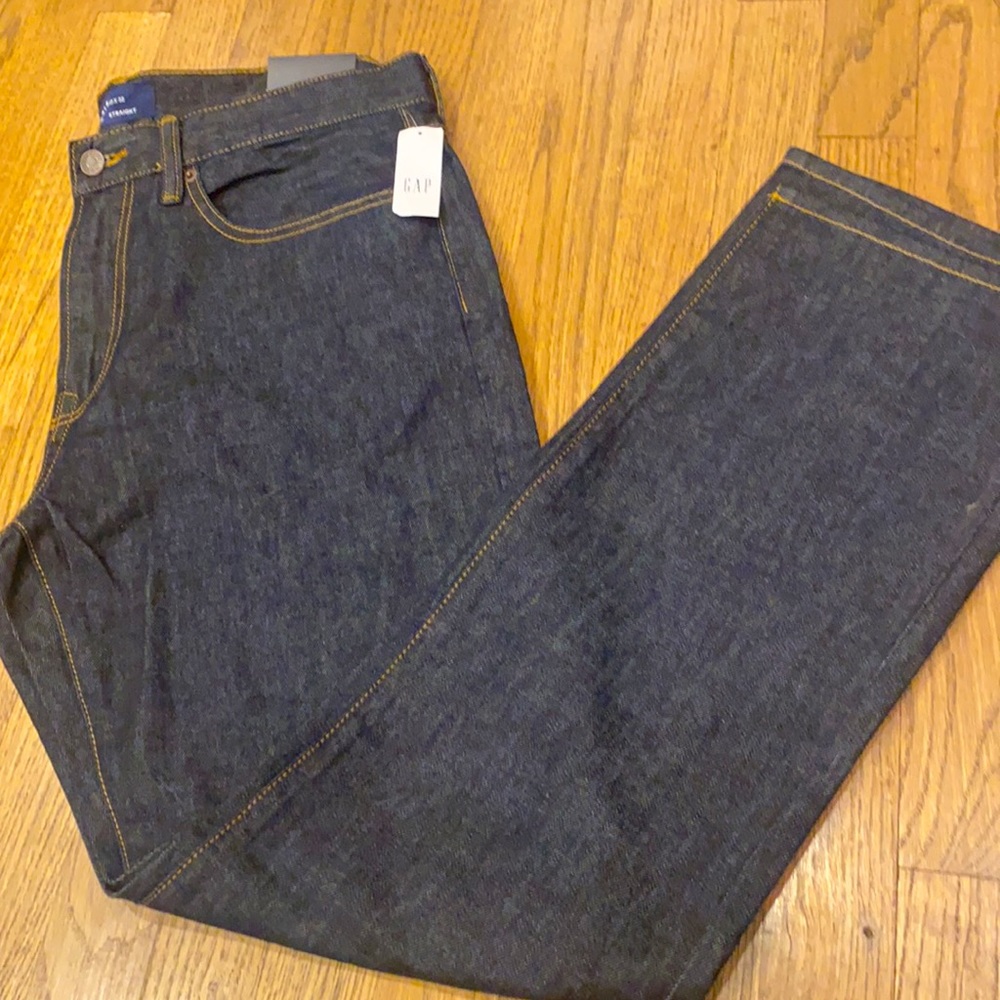 Gap straight leg jeans 33x32